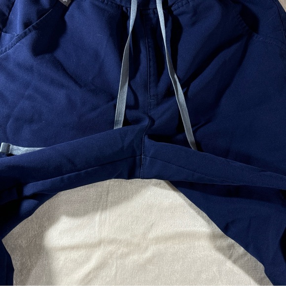 FIGS Navy Zamora Jogger Scrub Pants XS PETITE Blue Technical Collection Adjust - Picture 5 of 12